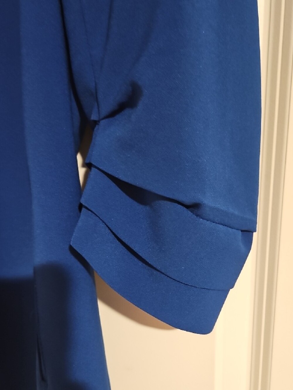 Rachel Zoe Draped Open-Front Blazer in Royal Blue - Picture 3 of 5
